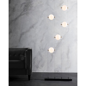 Abacus Floor to Ceiling LED Lamp by Hubbardton Forge